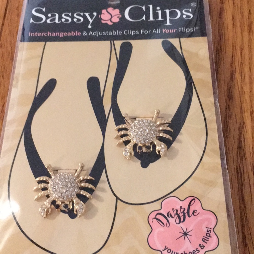 Sassy Clips Crab bling🦀